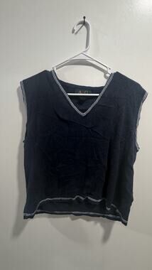 Vintage AO American Outpost Y2K Tank Top Size XL Wool 90s Made In Hong Kong